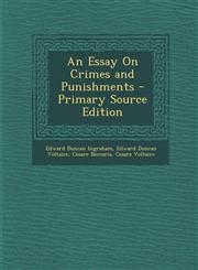 Essay on Crimes and Punishments,1287404308,9781287404309