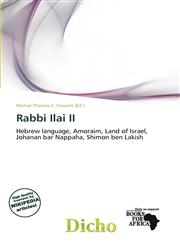 Rabbi Ilai II,6201949097,9786201949096