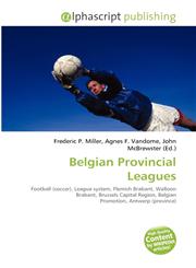Belgian Provincial Leagues,6134248770,9786134248778