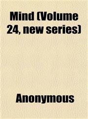 Mind (Volume 24, new series),1152445308,9781152445307