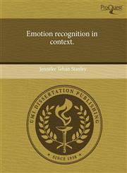 Emotion recognition in context.,1243537973,9781243537973