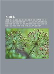 7. vek 600-e, 610-e, 620-e, 630-e, 640-e, 650-e, 660-e, 670-e, 680-e, 690-e, 642, 685, 633, 681, 667, 644, 613, 632, 626, 649, 655, 639, 603,1233992244,9781233992249