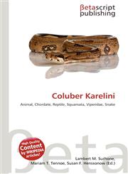 Coluber Karelini,6135179314,9786135179316