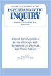 P.I. V11#3 RECENT DEVEL. (Physchoanalytic Inquiry Series, Vol 11, No 3),0881639508,9780881639506