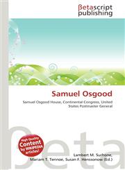 Samuel Osgood,613549631X,9786135496314