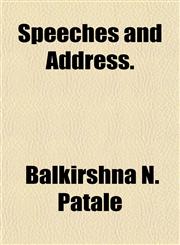 Speeches and Address.,1153397390,9781153397391