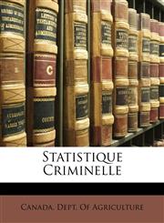 Statistique Criminelle,1174322470,9781174322471