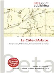 La Côte-d'Arbroz,613510988X,9786135109887