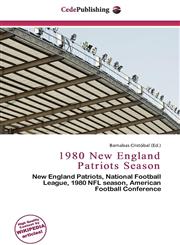 1980 New England Patriots Season,6136563843,9786136563848
