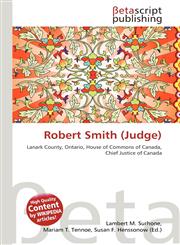 Robert Smith (Judge),613512384X,9786135123845