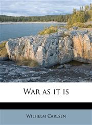 War as it is,1177195097,9781177195096