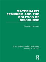 Materialist Feminism and the Politics of Discourse 1st Edition,0415635713,9780415635714
