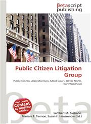 Public Citizen Litigation Group,6134757039,9786134757034