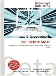 POP Before SMTP,6132470271,9786132470270