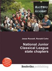 National Junior Classical League State Chapters,5511345652,9785511345659