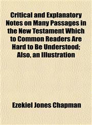 Critical and Explanatory Notes on Many Passages in the New Testament Which to Common Readers Are Hard to Be Understood; Also, an Illustration,1153338351,9781153338356