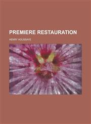 Premiere Restauration,1153544245,9781153544245