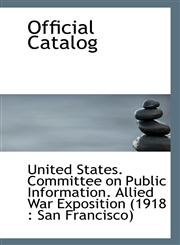 Official Catalog,1113325569,9781113325563