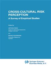 Cross-Cultural Risk Perception A Survey of Empirical Studies,0792377478,9780792377474