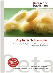 Agdistis Toliarensis,6136475189,9786136475189