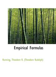 Empirical Formulas,1110762712,9781110762712