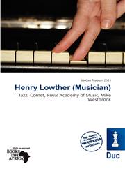 Henry Lowther (Musician),6201959793,9786201959798