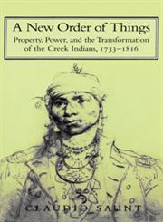 A New Order of Things Property, Power, and the Transformation of the Creek Indians, 1733 1816,0521660432,9780521660433