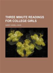 Three Minute Readings for College Girls,1151267325,9781151267320