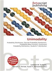 Unimodality,6134475793,9786134475792