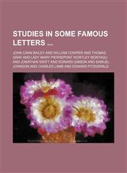 Studies in Some Famous Letters,1150836652,9781150836657