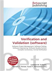 Verification and Validation (Software),6130317093,9786130317096