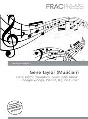 Gene Taylor (Musician),6135826964,9786135826968