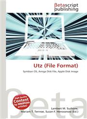 Utz (File Format),6133567694,9786133567696