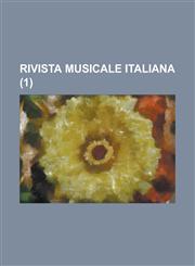 Rivista Musicale Italiana (1),1234632195,9781234632199