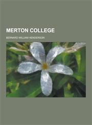 Merton College,1230396535,9781230396538