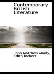 Contemporary British Literature,1103885316,9781103885312