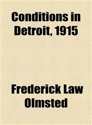 Conditions in Detroit, 1915,1154479013,9781154479010