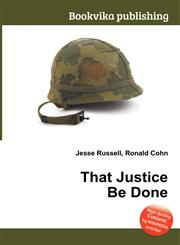That Justice Be Done,5511145491,9785511145495