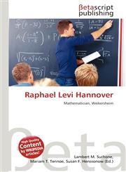 Raphael Levi Hannover,6134868469,9786134868464