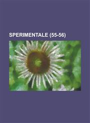 Sperimentale (55-56),1234610086,9781234610081