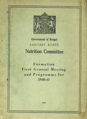 Nutrition Committee Formation : First General Meeting and Programme for 1940-41