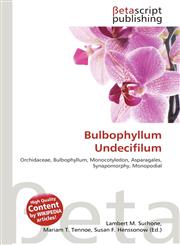 Bulbophyllum Undecifilum,6136329646,9786136329642