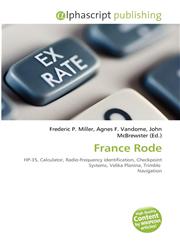 France Rode,6134254738,9786134254731