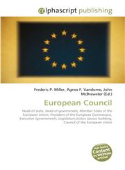European Council,613022401X,9786130224011