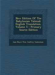 New Edition of the Babylonian Talmud English Translation, Volume 5 - Primary Source Edition,128778187X,9781287781875