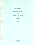 Catalogue of Revenue Maps of the Survey of India, 1853-1875 (D-Q) Vol. 2, Part 3