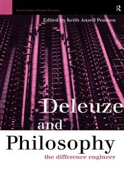 Deleuze and Philosophy The Difference Engineer,0415142709,9780415142700