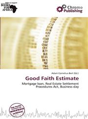 Good Faith Estimate,613830618X,9786138306184