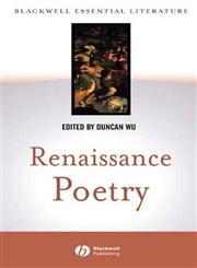 Renaissance Poetry,0631230092,9780631230090