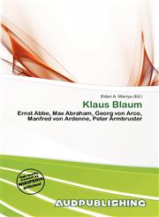 Klaus Blaum,6138160347,9786138160342